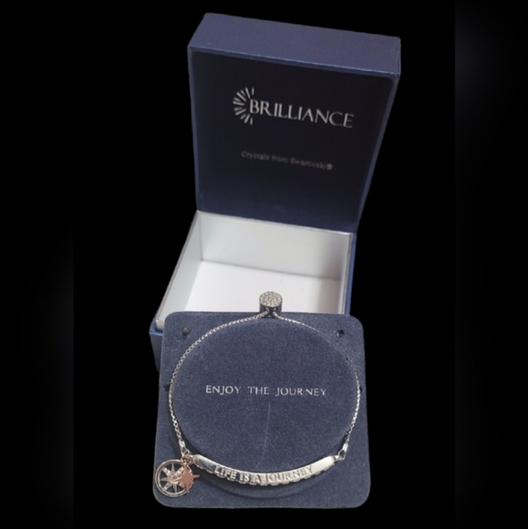 Brilliance two-tone rose/clear ns bracelet - Picture 7 of 7